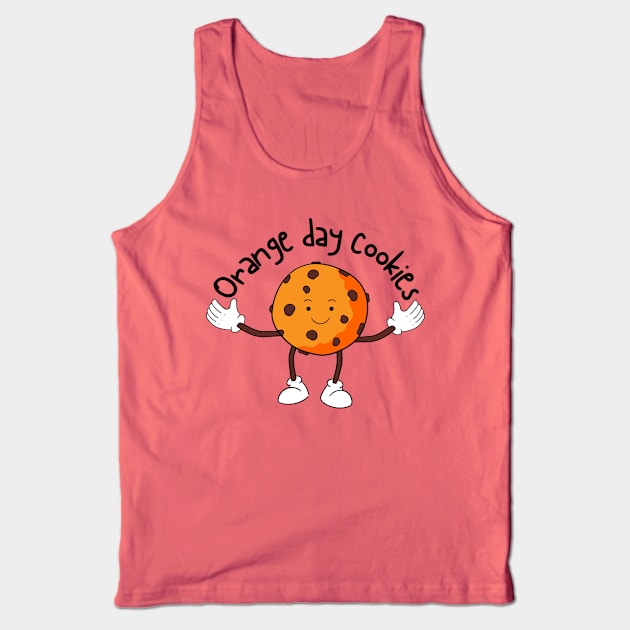 Orange Day Cookies Special Tank Top by Nutrignz